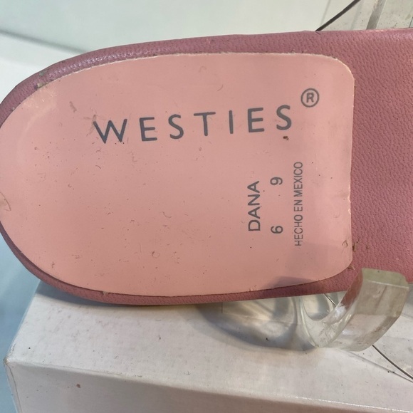 🛍️ cute little pair of Westies, flip-flop style, through the tow, sandals … - Picture 3 of 6